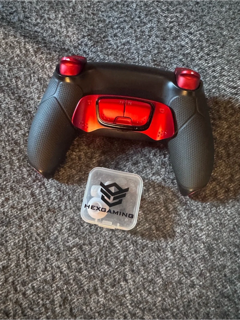 SALE HexGaming Ultimate Blood Zombie PS5 Controller 4 Rear Buttons Works GREAT